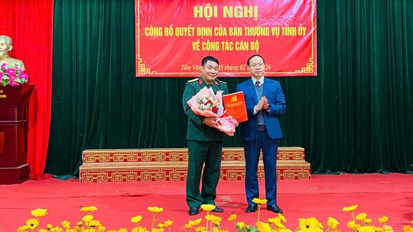 ĐẢNG ỦY XÃ TÂN VĂN TỔ CHỨC HỘI NGHỊ CÔNG BỐ QUYẾT ĐỊNH SỐ 231-QĐ/TU NGÀY 31/01/2026 CỦA BAN THƯỜNG VỤ TỈNH ỦY LẠNG SƠN